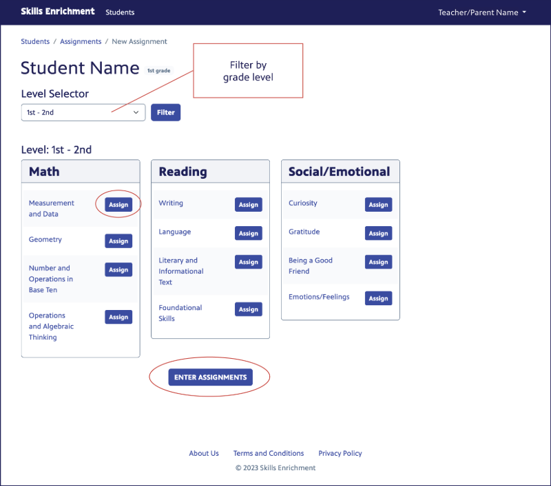 Teachers - Step 3